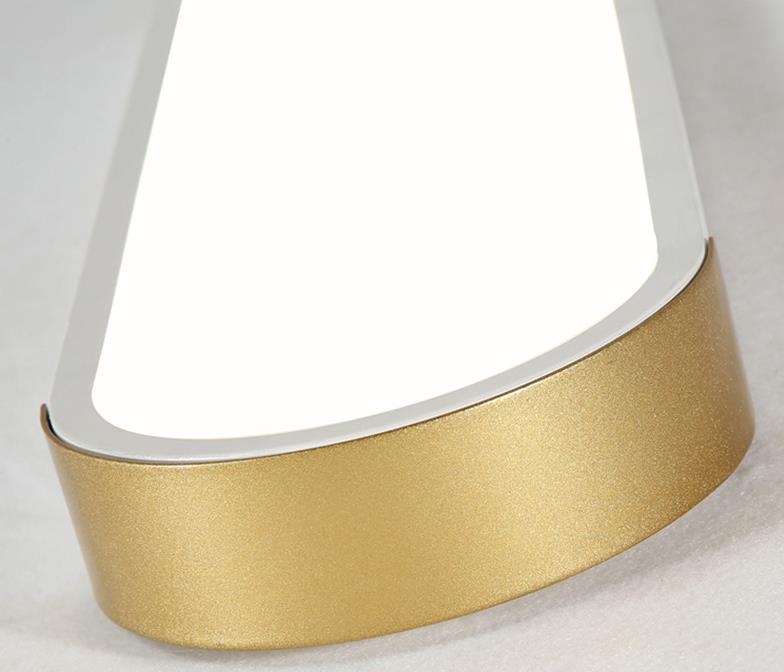 Modern Minimalist Rectangular Ring LED Flush Mount Ceiling