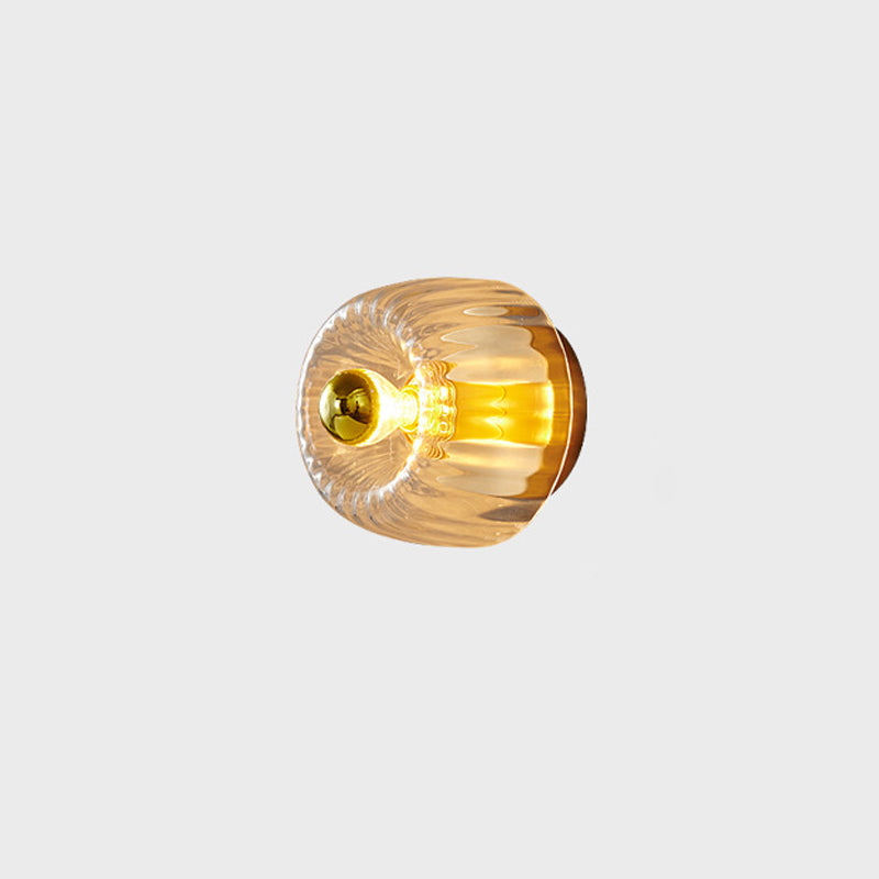 Modern Luxury Glass Sun Shape Full Copper Dual Purpose