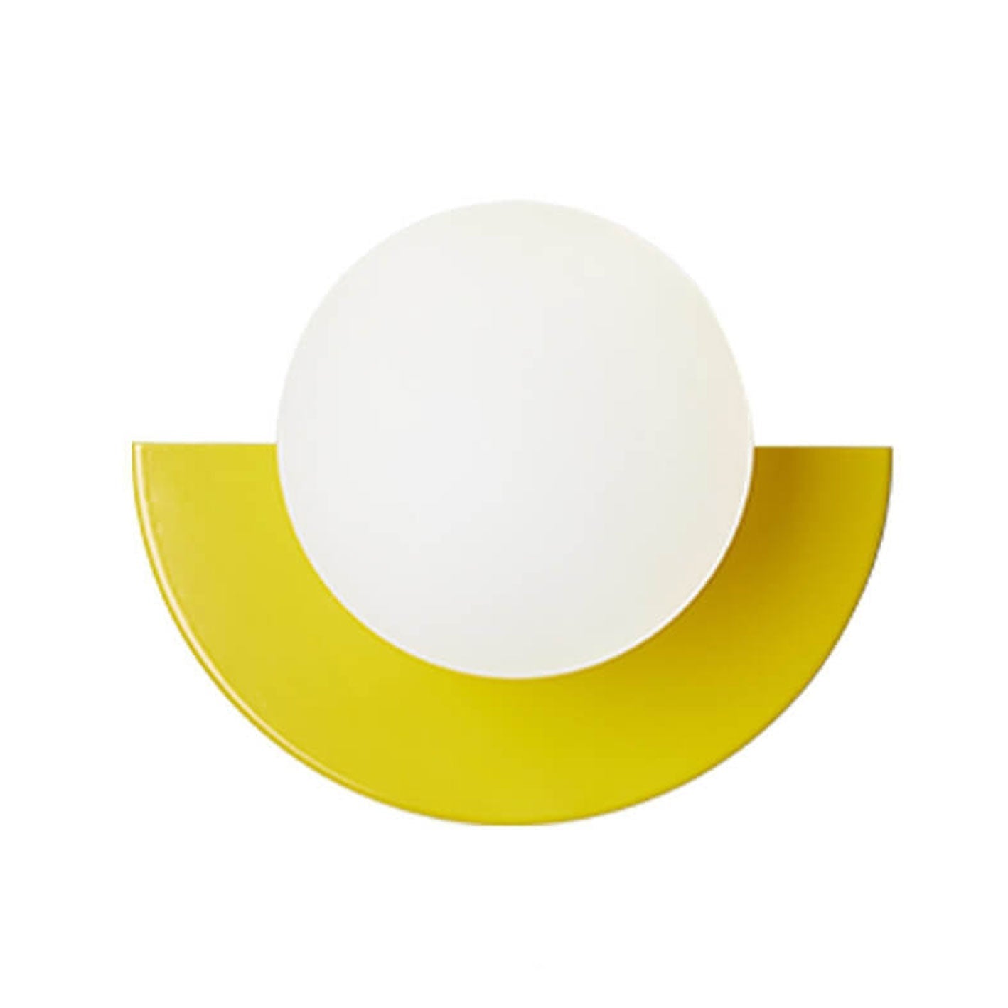 Modern Minimalist Glass Spherical Colorful Semicircle