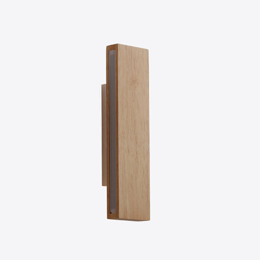 Contemporary Nordic Log Rectangular Flat Rotatable Solid