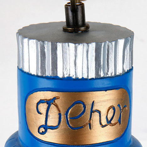 Contemporary Industrial Colorful Bottle Resin 1-Light