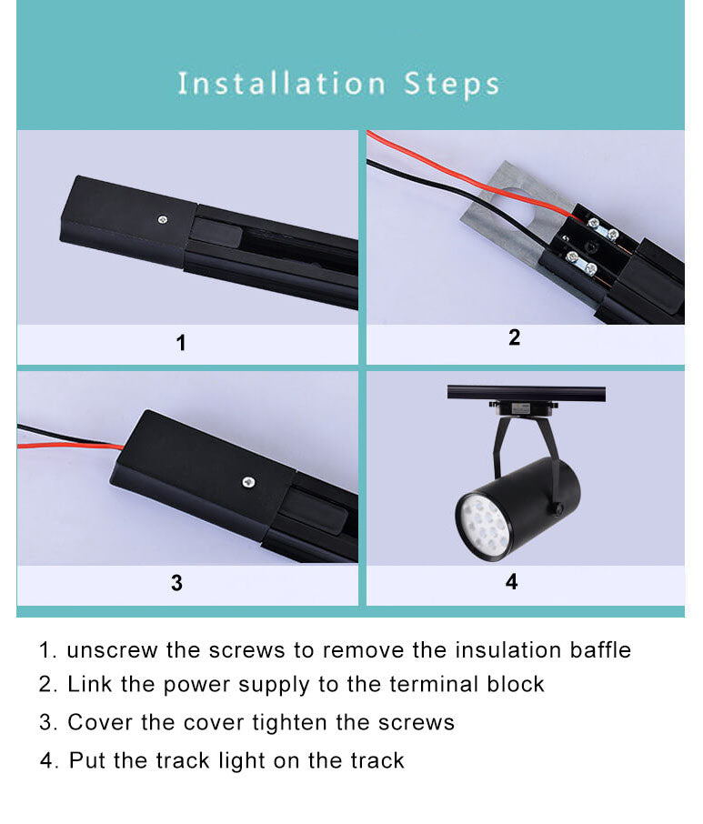 Modern Tubular Track Lighting 3/4/5 Light LED Flush Mount