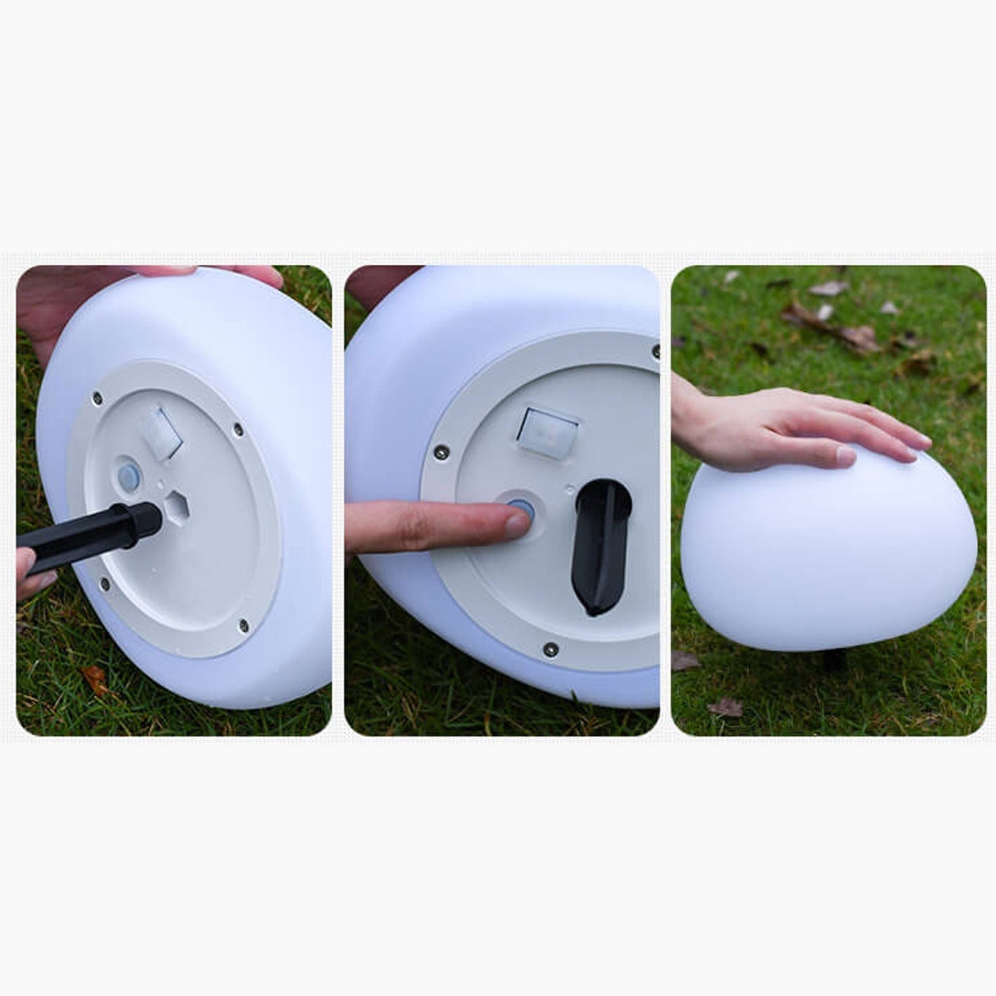 Solar Waterproof PE Spherical LED Outdoor Decorative Lawn