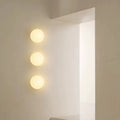 Modern Minimalist Orb Glass 1-Light Wall Sconce Lamp For