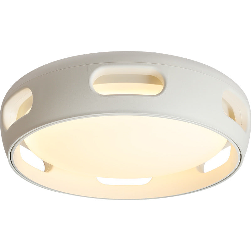 Contemporary Nordic Round Bladeless PC Acrylic LED