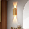 Nordic Minimalist Aluminum Rectangular Flat Panel 2-Light