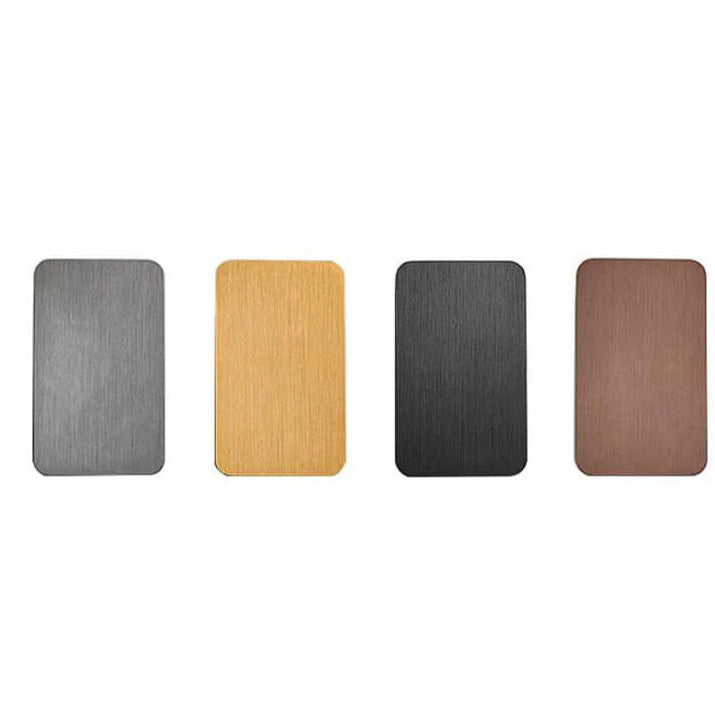 Nordic Minimalist Aluminum Rectangular Flat Panel 2-Light