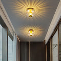 Modern Luxury Glass Sun Shape Full Copper Dual Purpose