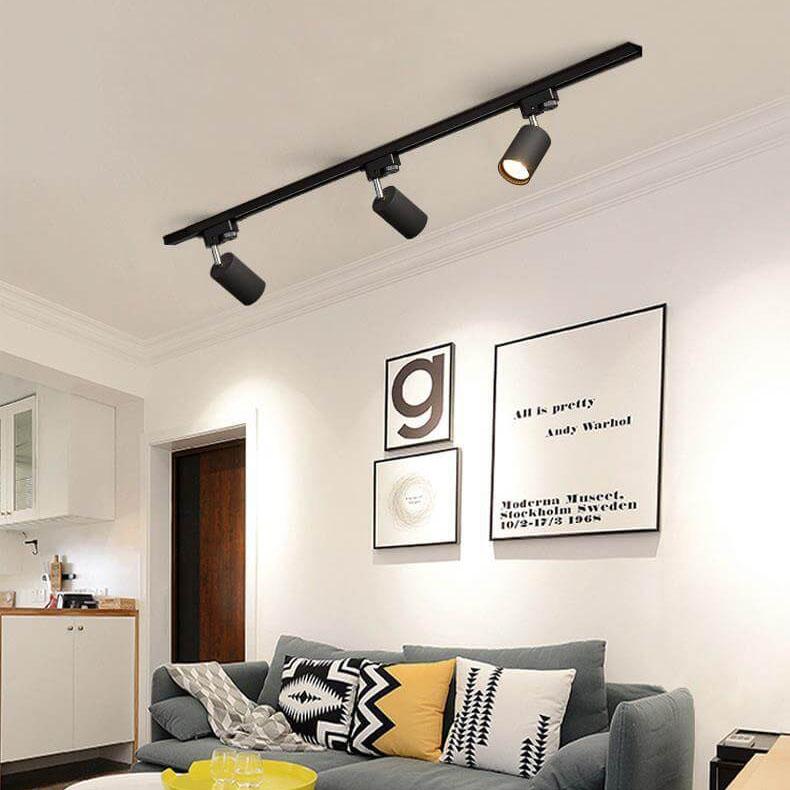 Modern Tubular Track Lighting 3/4/5 Light LED Flush Mount