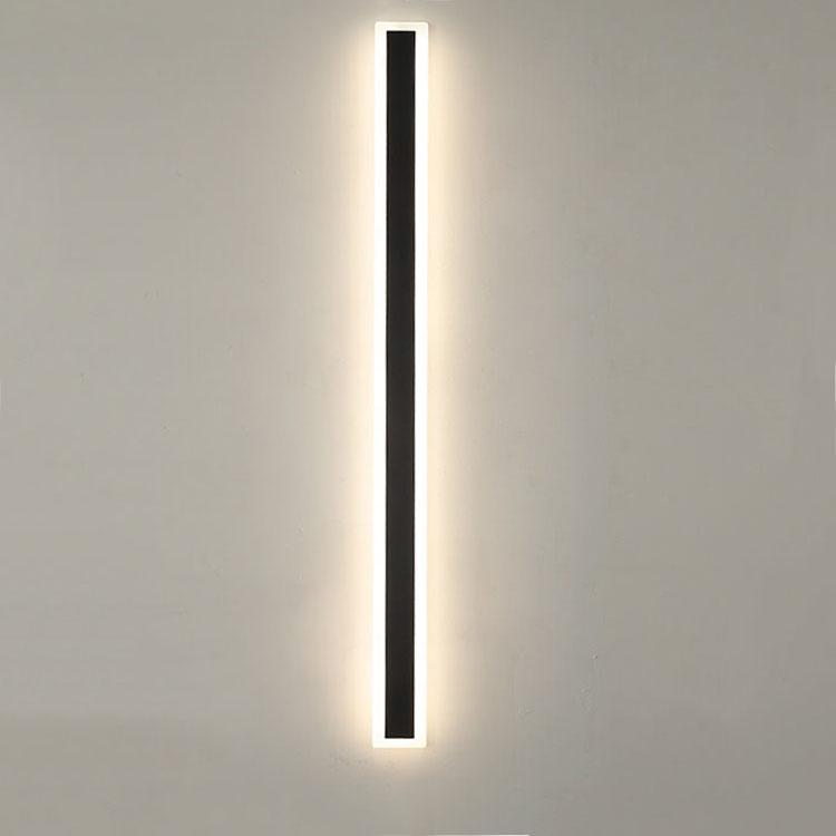 Minimalistic Elongated Bar Shaped 1-Light LED Acrylic