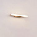 Nordic Minimalist Wooden Long Strip Vanity Light LED Wall