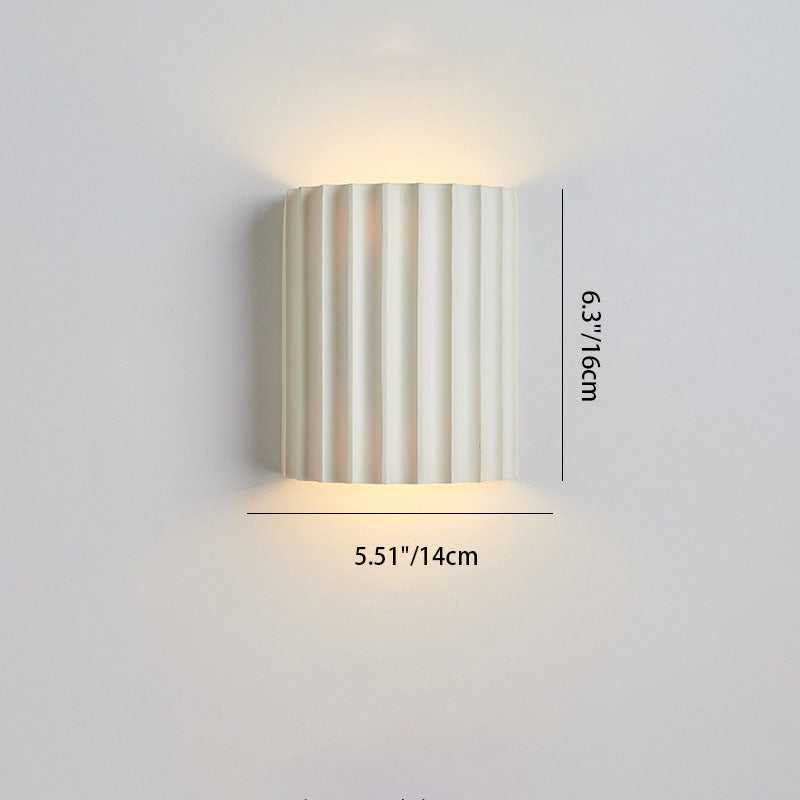Contemporary Nordic Resin Tiles 2-Light Wall Sconce Lamp