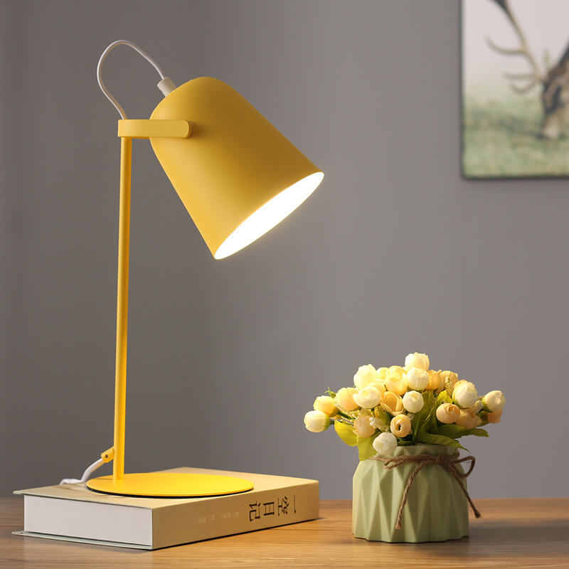 Nordic Macaron Color Creative Iron Bucket Design 1-Light