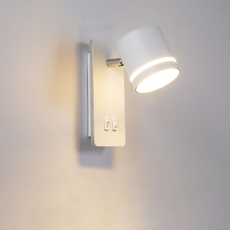 Contemporary Nordic Iron Square Spotlight Rotatable LED