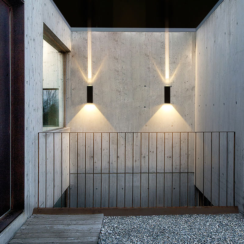 Modern Minimalist Aluminum Hardware Rectangular LED Outdoor