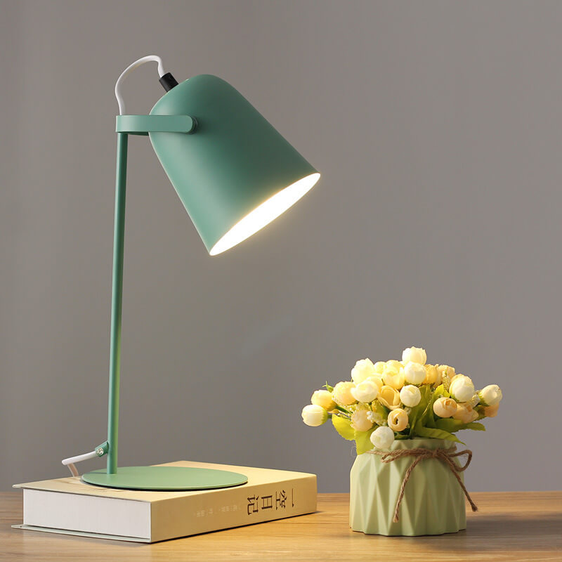 Nordic Macaron Color Creative Iron Bucket Design 1-Light