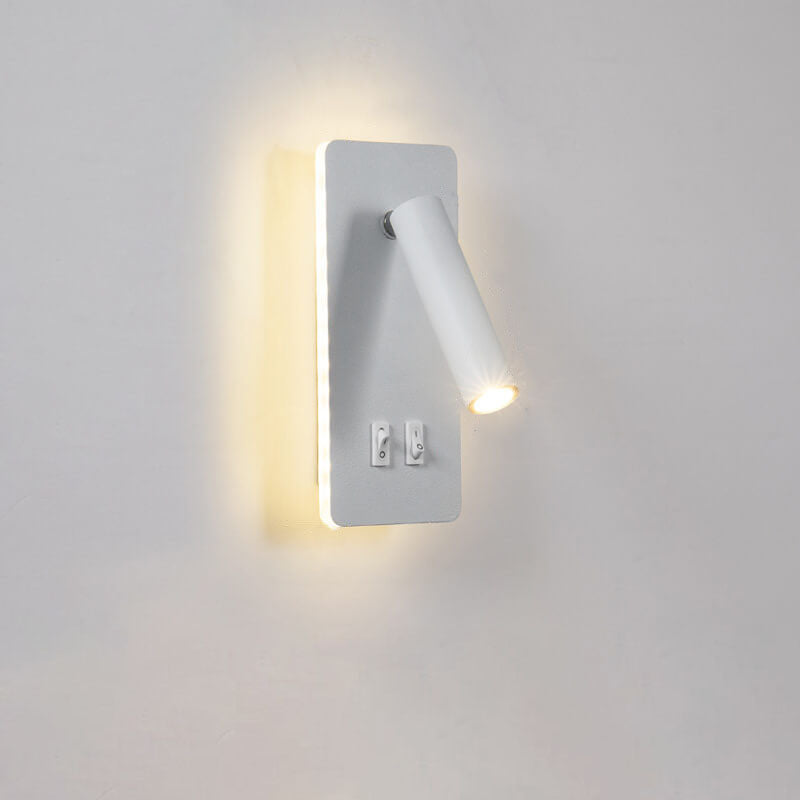 Contemporary Nordic Iron Square Spotlight Rotatable LED
