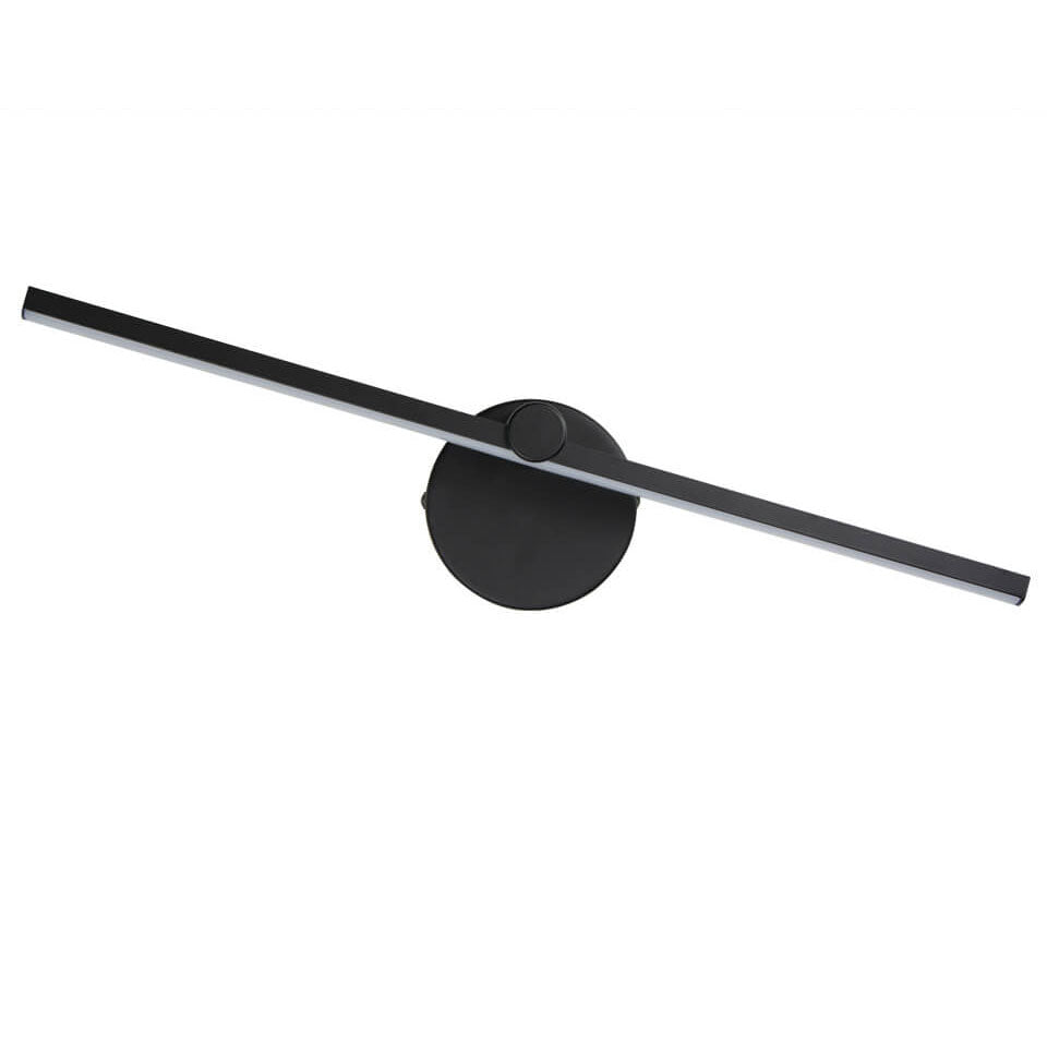Nordic Minimalist Aluminum Long Bar Switch LED Mirror Wall