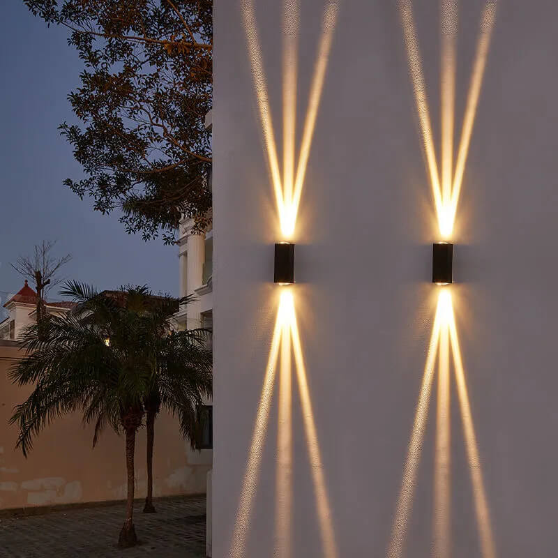 Modern Minimalist Aluminum Hardware Rectangular LED Outdoor