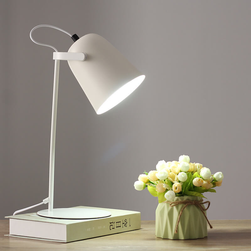 Nordic Macaron Color Creative Iron Bucket Design 1-Light