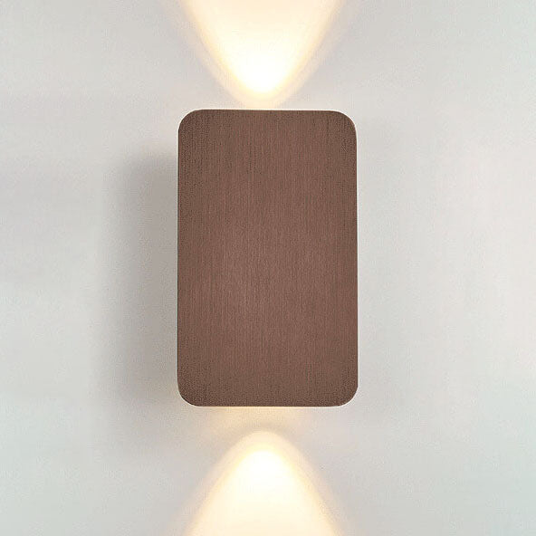 Nordic Minimalist Aluminum Rectangular Flat Panel 2-Light