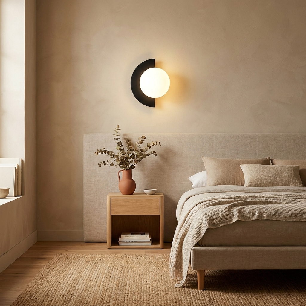 Modern Minimalist Glass Spherical Colorful Semicircle