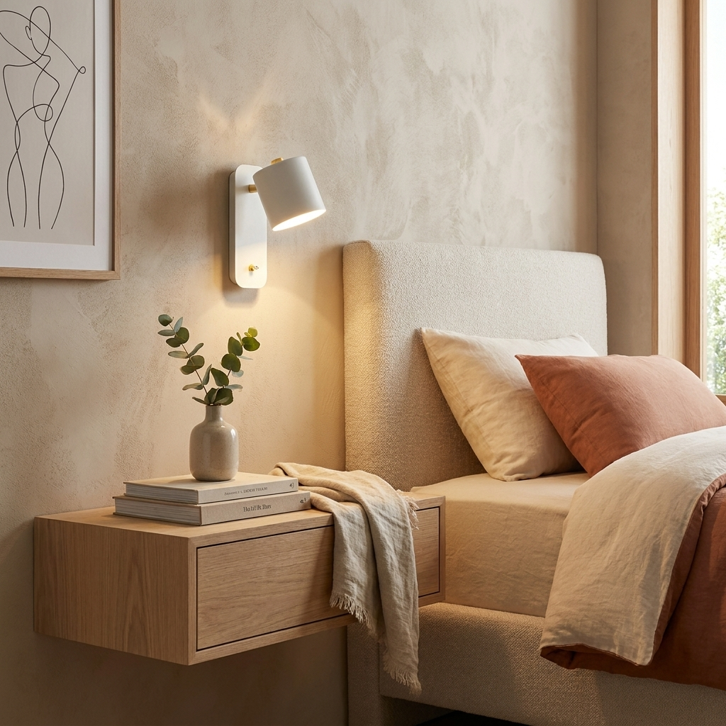 Nordic Macaron Cylinder Shape Rotatable 1-Light Wall Sconce